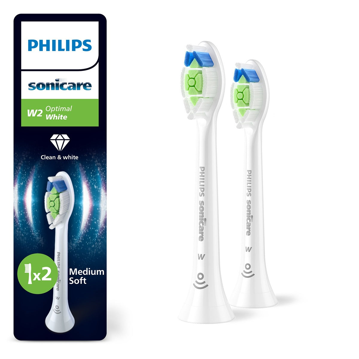 PHILIPS HX6062/87 Sonicare Optim White, rezerva periuta electrica, 2 buc [ps:3ca3e1d5-93d0-4737-bb1e-6767f56b13d7]