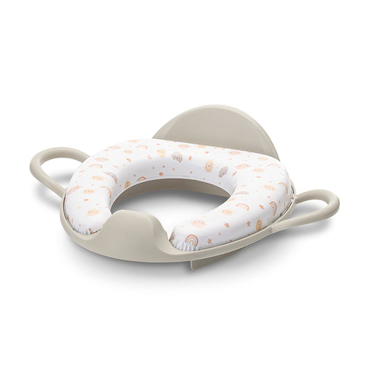 Reductor Toaletă Moale Lorelli, cu Manere, Princess Pink - Beige [ps:389026f1-5046-413c-8d1d-6b9eb1a4ee63]