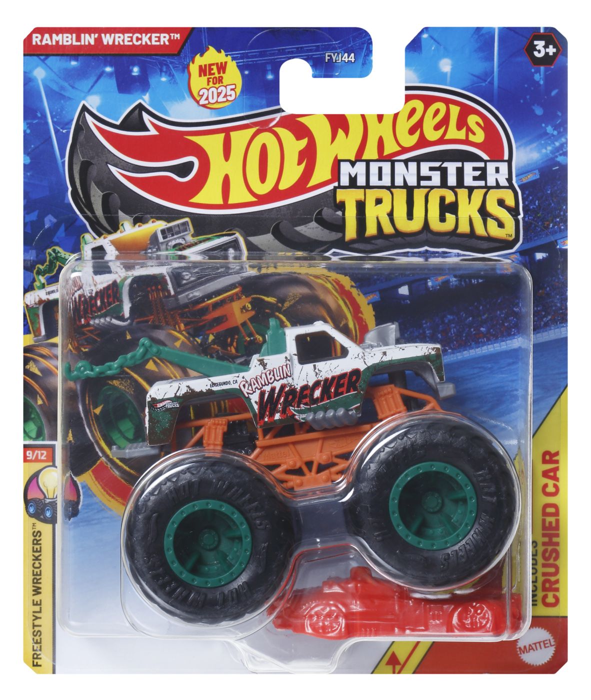 HOT WHEELS MONSTER TRUCK MASINUTA SCRATCH ATTACK SCARA - Ramblin Wrecker [ps:5ad0be6b-5ca3-418e-bab2-8391a131fb46]