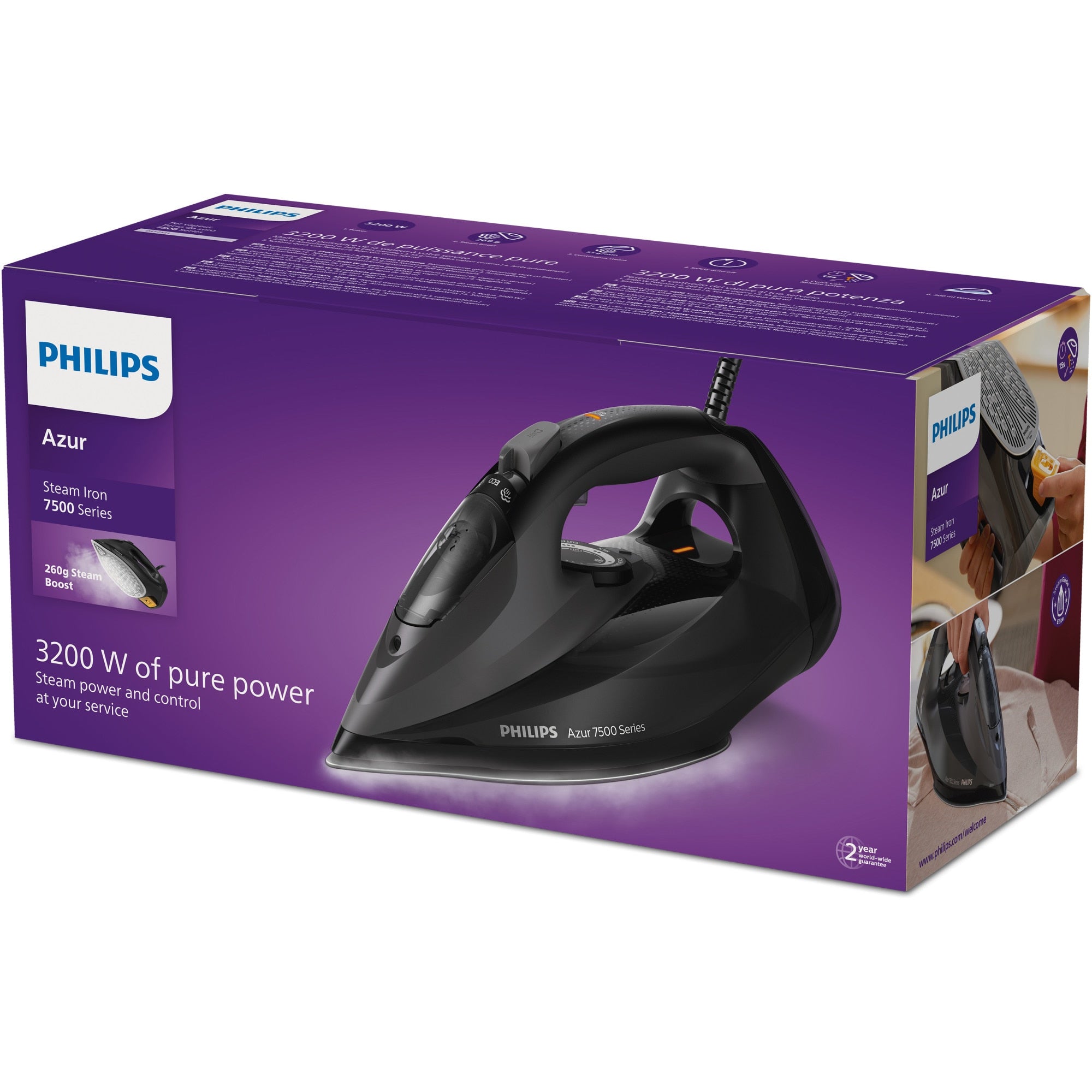 DST7511/80 Fier de calcat cu abur Philips Home - DST7511/80 [ps:02514c0e-dc35-421a-872c-e25a2450dac6]