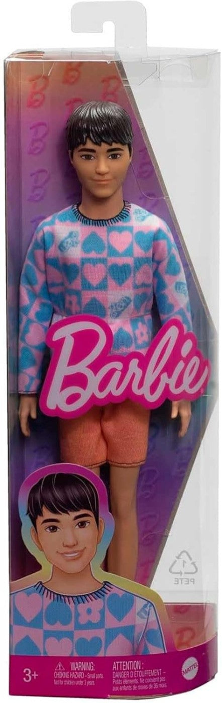 BARBIE PAPUSA BAIAT FASHIONISTAS BLOND CU BLUZA CU - Inimioare [ps:2a369afc-e152-46bd-85bf-1ca7b69b8ad9]