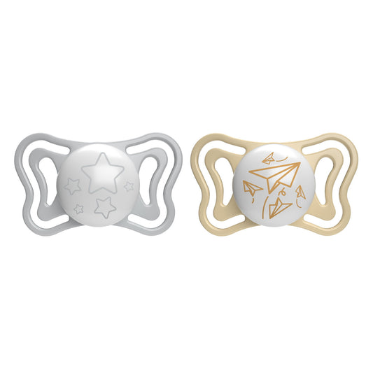 Suzeta Chicco PhysioForma Light Glow, 2bucati, unisex, - 6-16 luni [ps:88ed9bf3-cc38-48e3-9b54-a7341ffd4e11]