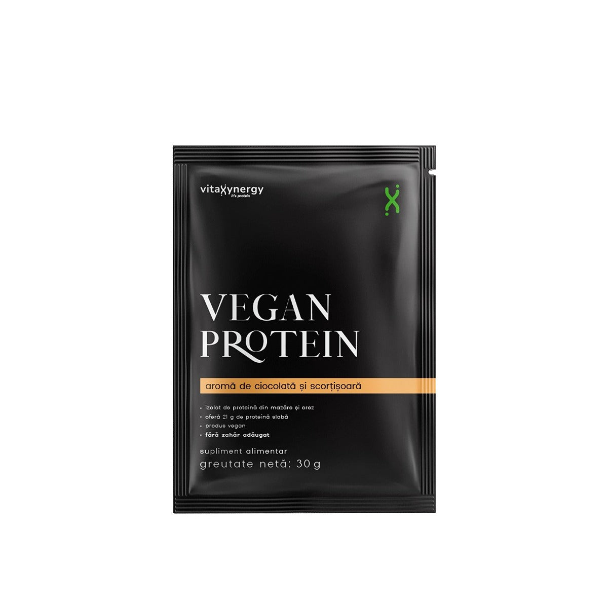 VITAXYNERGY Ciocolata si scortisoara, pudra proteica, monodoza, 30 g [ps:82ff0952-e748-46cb-87e2-3fad8e7b972a]