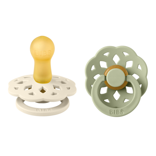 Set 2 Suzete BIBS Boheme Latex, 0 luni, Ivory/Sage - Sage [ps:97508c96-f3ad-4661-8dcf-bf101a033531]
