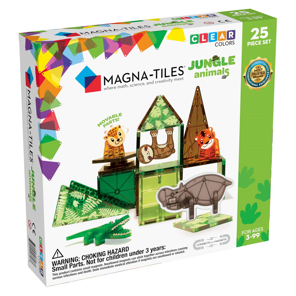 MAGNA-TILES Jungle Animals - Set Magnetic de Construcție - Default Title [ps:8bf11b6b-eddb-49c1-99d4-e9dacdcdb423]
