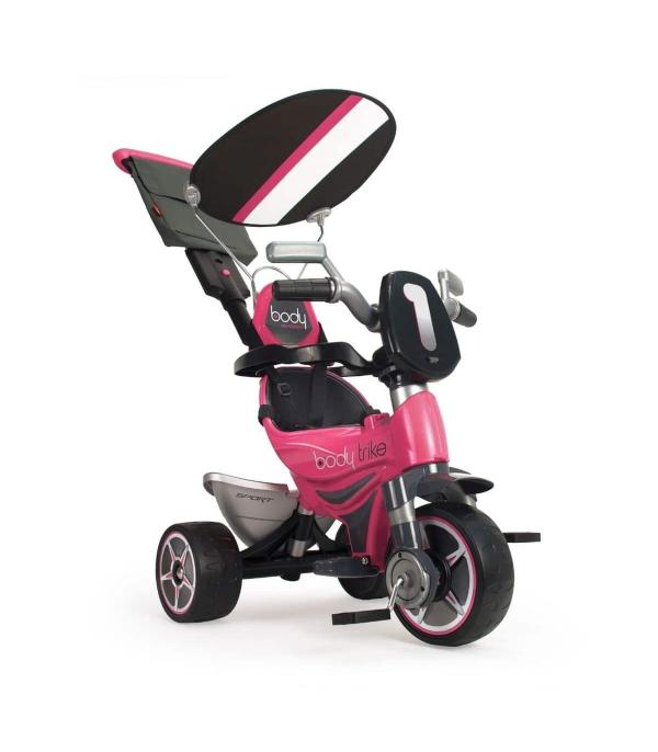 Tricicletă Evolutivă Injusa Body Pink cu Mâner Parental - Default Title [ps:974f334f-a2a5-424e-9f45-feaa06e20607]