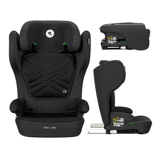 Scaun Auto Lorelli Rigel i-Size, Isofix, 100-150 cm, Black - Black [ps:20fe3178-feb3-4843-ac48-bc9210147ea3]