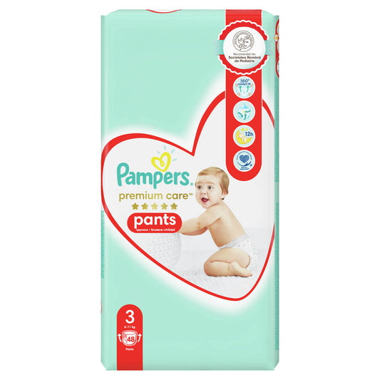 PAMPERS Premium Care Pants, scutece chilotel, 9-15 kg, - 48 buc [ps:8163b0df-2208-459a-9ea3-f4faada2348d]
