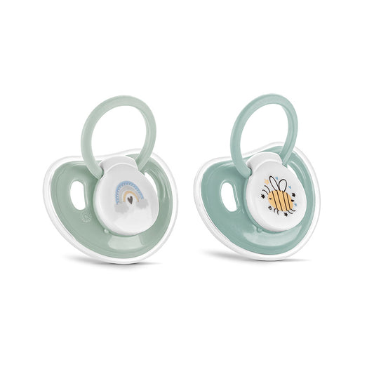 Set 2 Suzete Lorelli Silicon Moale, 0 luni+, Cameo Blue - Iceberg Green [ps:bef9999f-295f-4217-8130-d3cf8acc3eea]
