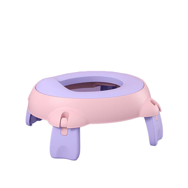 Oliță Portabilă Flippy pentru Călătorii, 1-6 ani, Verde - Roz/Mov [ps:1a919d71-f7dc-410d-8c4c-c2cee93c9677]