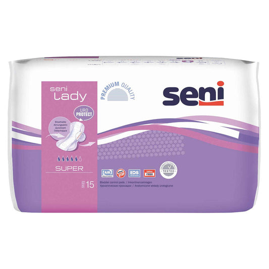 SENI Lady, absorbante incontinenta, Super, 15 buc [ps:691f1e51-0094-4e60-ab31-2548e6caf48d]