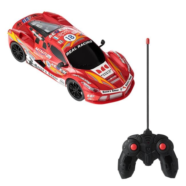 Mașină de Curse Roșie cu Telecomandă Jumbo 1:16 - Default Title [ps:3dbc38db-c92b-4094-80dc-af3297314d99]