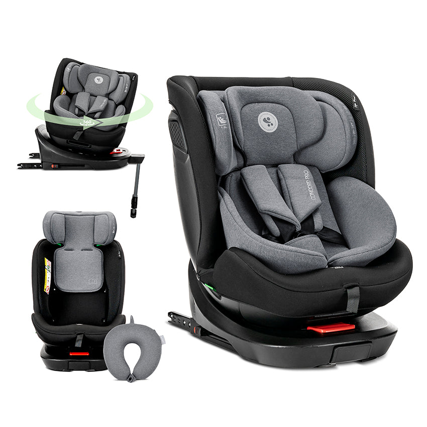 Scaun Auto Lorelli Concord Pro, Rotativ 360, Isofix, Black - Grey [ps:1ed60dbc-226b-4ba7-9880-21911bbe8404]