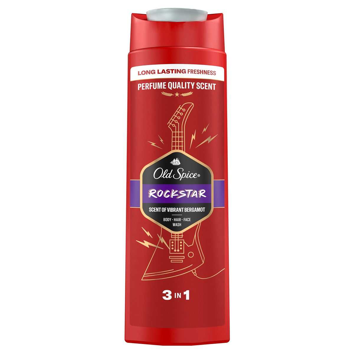 OLD SPICE Rockstar, gel de dus, 3 in 1, pentru corp, par si fata, 400 ml [ps:79987caa-a5f3-40b9-a8f7-bc8032c30b2d]