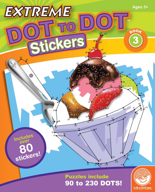 Extreme Dot to Dot Stickers Book 3 - MindWare - Default Title [ps:cc5d595f-7940-485a-9829-0c12bcfb6c25]