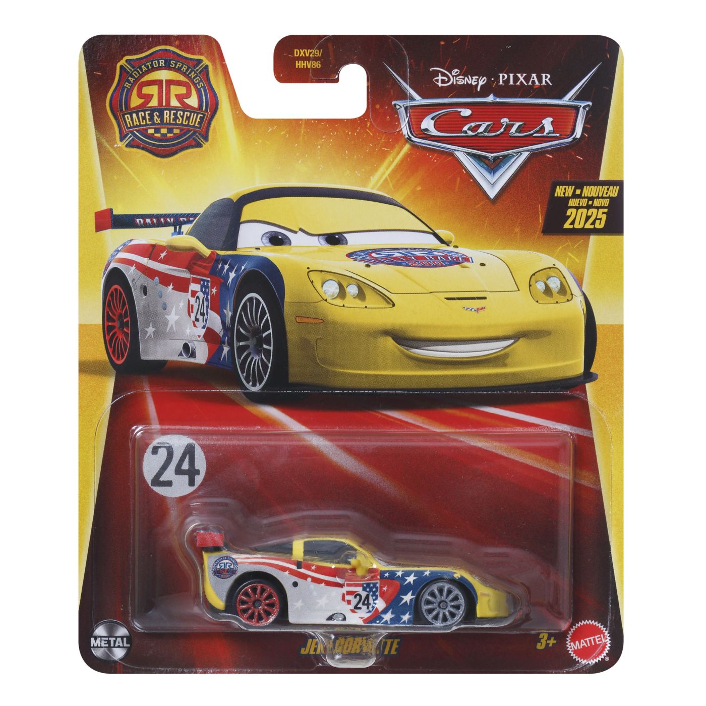 MASINUTA METALICA CARS3 PERSONAJUL BRIAN SPARK Mattel - Jeff Gorvette [ps:289fedb5-c89c-4769-b895-8022b4665026]