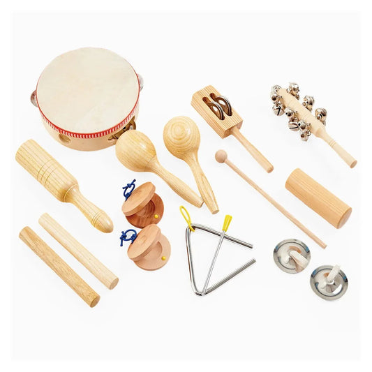 Set Percuție 10 Instrumente din Lemn Tickit - Default Title [ps:78d513b3-f92d-4f2b-ac19-a74fb2a1369a]