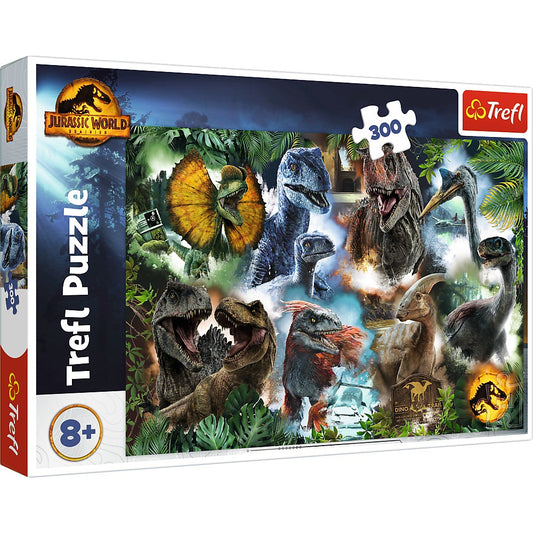 PUZZLE TREFL 300 JURRASIC WORLD DINOZAURII FAVORITI - Default Title [ps:175f7fd0-b5fa-48bb-9164-29cca0ee63dc]