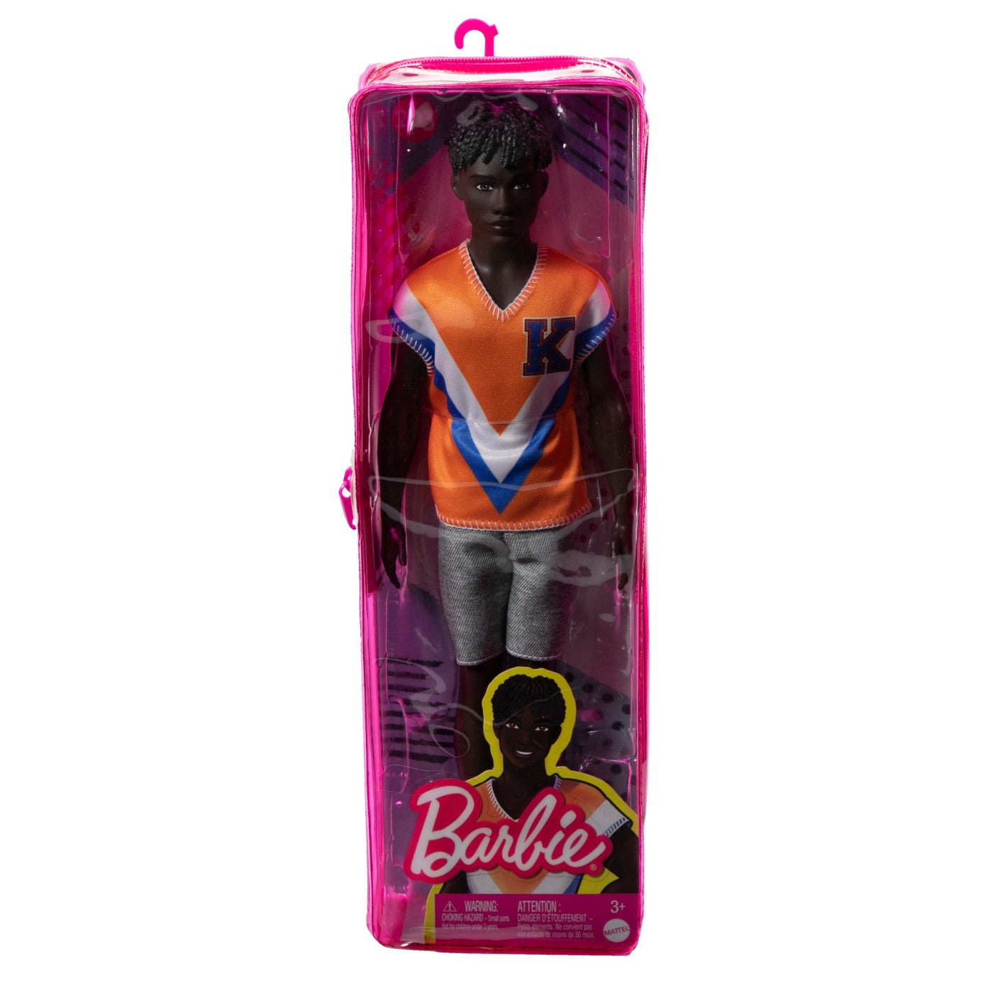 BARBIE PAPUSA BAIAT FASHIONISTAS BLOND CU BLUZA CU - Portocaliu [ps:c44ad675-a7ab-4a22-9d46-c1783e4f1894]