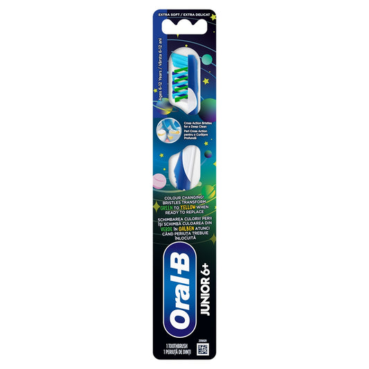 ORAL-B Junior 6+, periuta de dinti, extra soft, 6 - 12 ani, 1 buc [ps:0cd06814-0413-43a1-8c54-e82c713d309d]