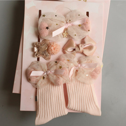 Set 4 piese - sosete cu accesorii Drool (Model: G) [ps:be7c5927-ae84-4dec-96b4-cdda9c9a52d6]