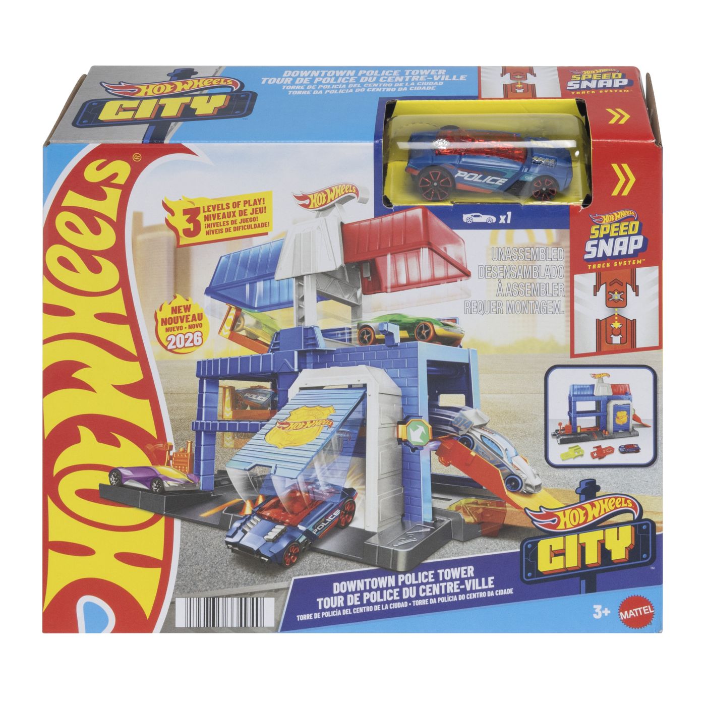 HOT WHEELS CITY TURN DE POLITIE Mattel - Default Title [ps:e3d4a7ac-300e-4507-a6a8-1b59f029cd5d]