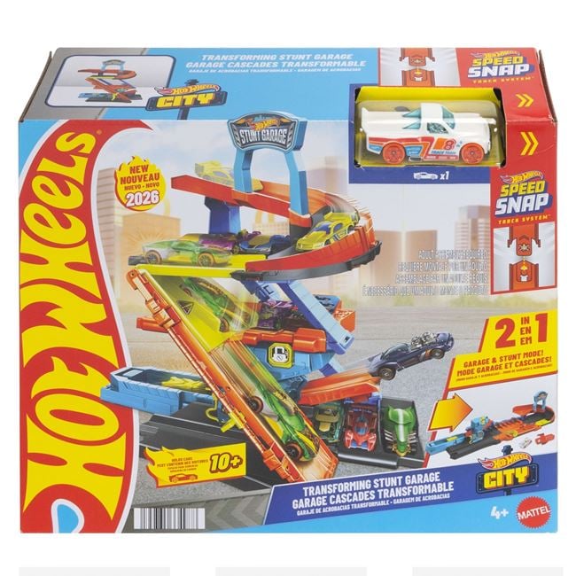 Hot Wheels City 2 in 1 Pista Garaj - Mattel - Default Title [ps:bea50ea6-5584-493b-a3fb-7766cd825cc5]