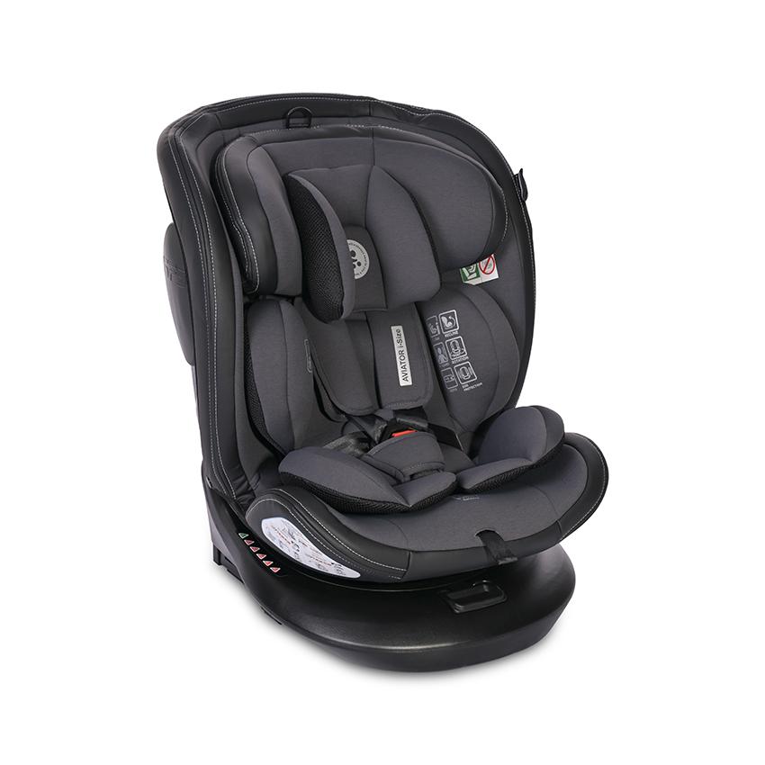 Scaun Auto Lorelli Aviator i-Size 360°, 40-150 cm, Gri - Grey [ps:f0291495-6133-42a0-9590-baeed721cebb]