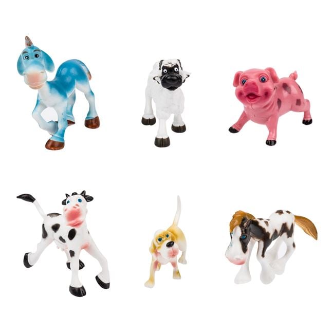 Figurine Animale de la Fermă Cartoon Jumbo - Set 6 Bucăți - Default Title [ps:1228ea41-6e1b-4c0a-9f36-b8778b6d97f3]