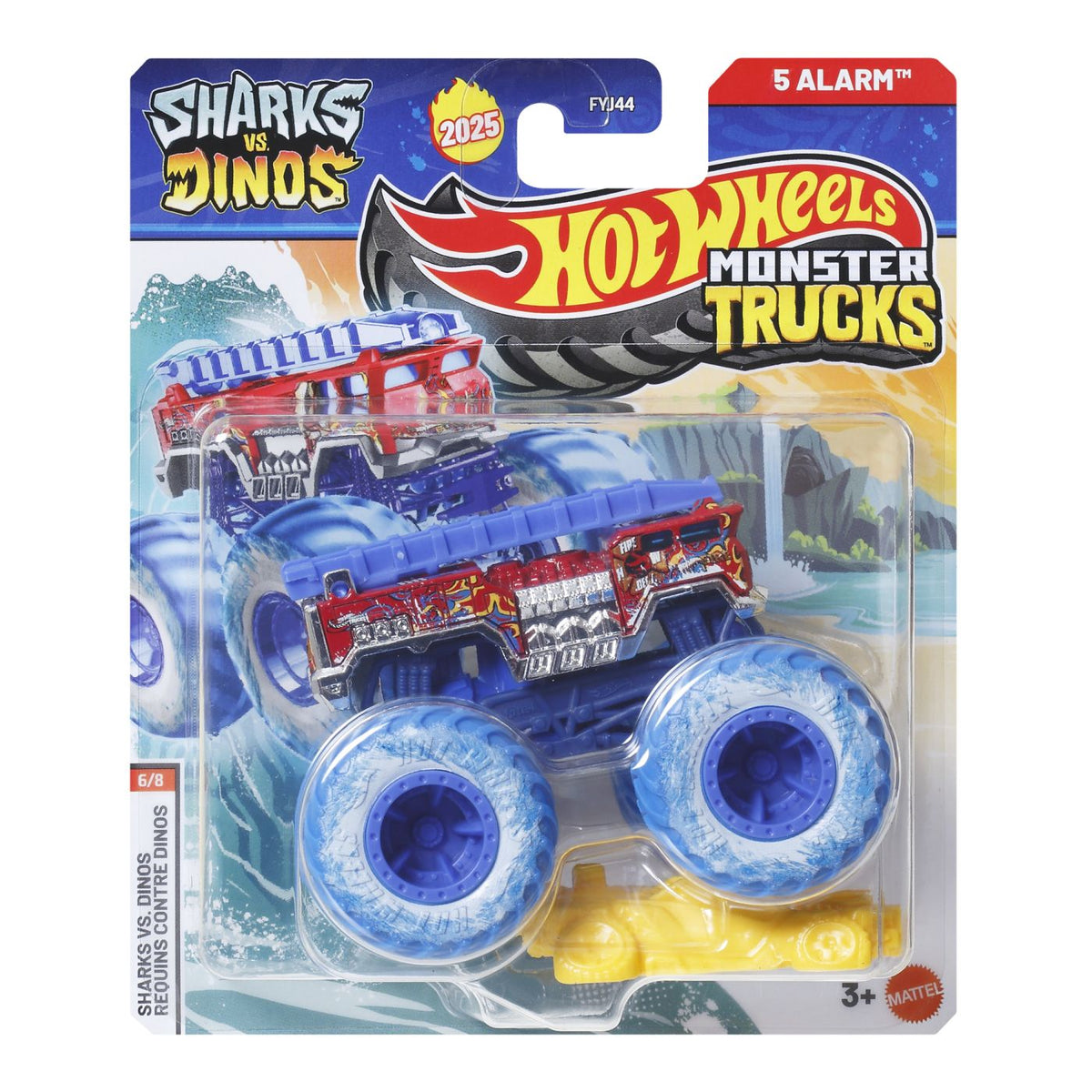 HOT WHEELS MONSTER TRUCK MASINUTA SCRATCH ATTACK SCARA - 5 Alarm - Sharks [ps:e86dc348-a5c0-4799-956b-2e8c913a26a9]
