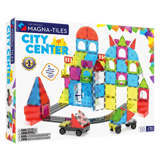 MAGNA-TILES City Center - Set Jucării Magnetice, 110 Piese - Default Title [ps:55dfba37-ad57-4f19-ba43-e5d09b5c4d73]