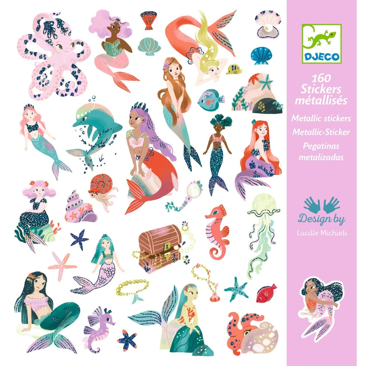 Abtibilduri metalice Sirene, Djeco - Default Title [ps:3fc6f124-6a14-4fa5-9646-9e6771d2c74c]