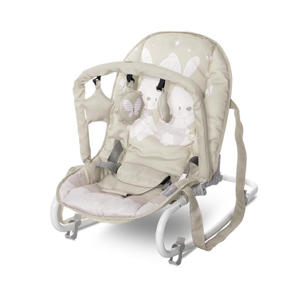 Fotoliu Balansoar Lorelli Eliza, Grey Rabbits - Beige Bunnies [ps:79e3f662-4919-4692-bf34-a4e5e17d9fe5]
