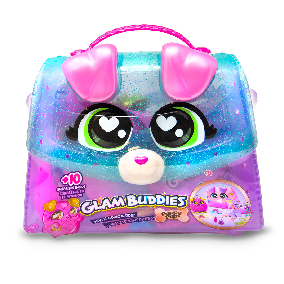 GLAM BUDDIES plusuri, jucarie de plus, Poseta catelus, diverse modele [ps:1bcbfbcb-f5a0-4be3-903e-1f23432ec278]