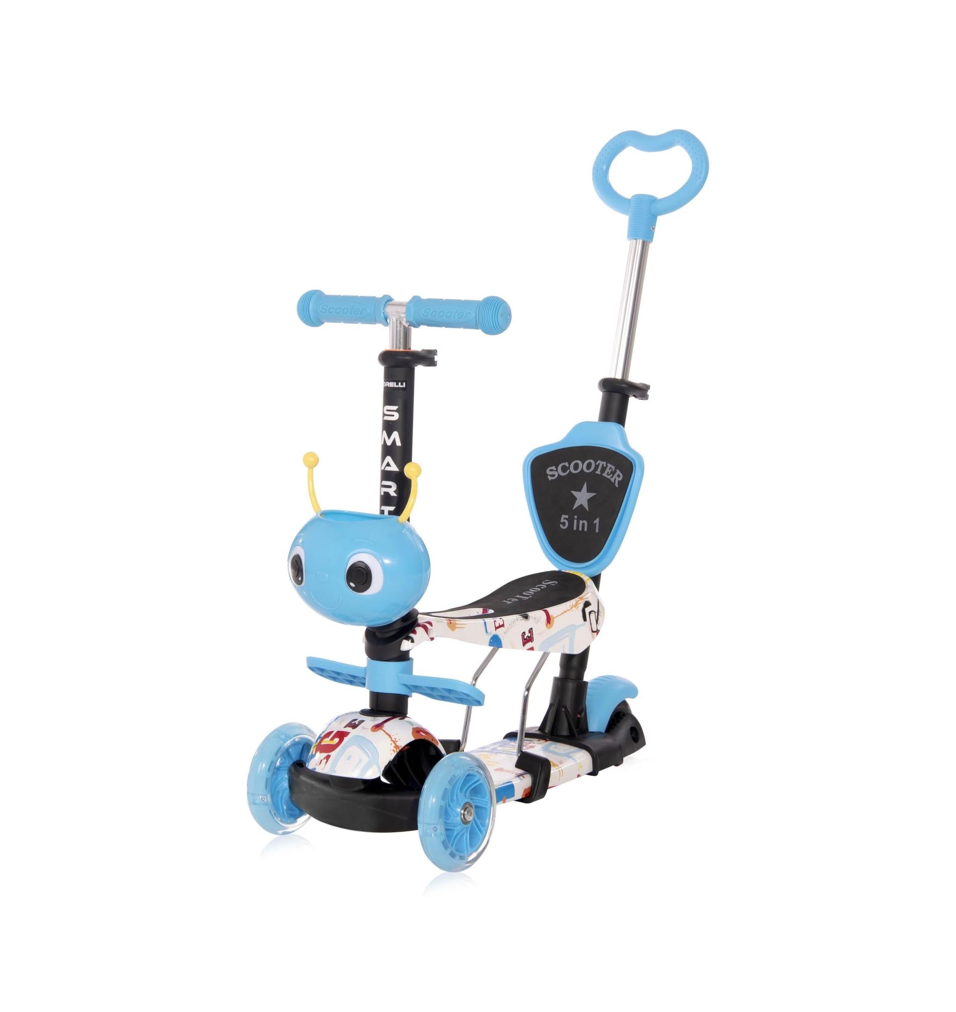 Trotinetă Copii Lorelli Junior Smart Plus, Blue & Green - Albastru [ps:102a73b5-1744-4660-99b8-c1daa7f282f8]