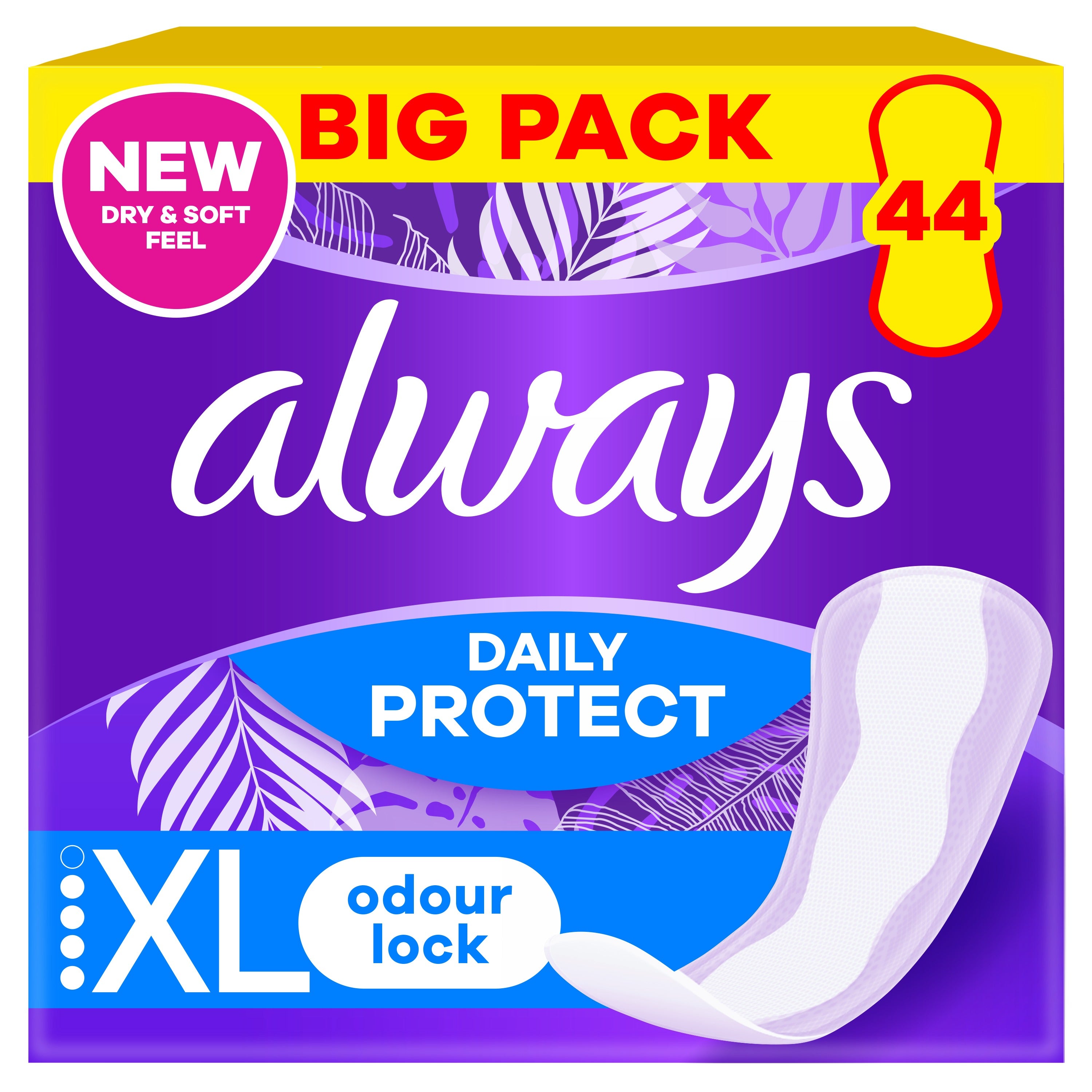 ALWAYS Daily Protect, absorbante zilnice, extra long, 44 buc [ps:a450016f-bb5f-4feb-a389-cd228eda07a4]