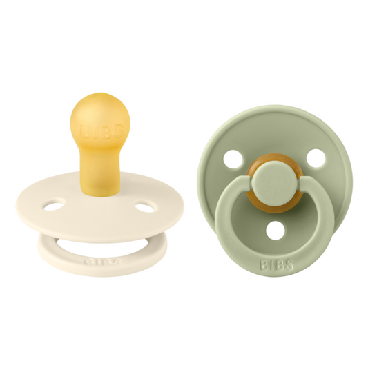 Set 2 Suzete BIBS Colour Latex, Tetină Rotundă, 0 luni - Sage [ps:a7cd3829-1b5a-4f8a-9930-09b9dcf9f023]
