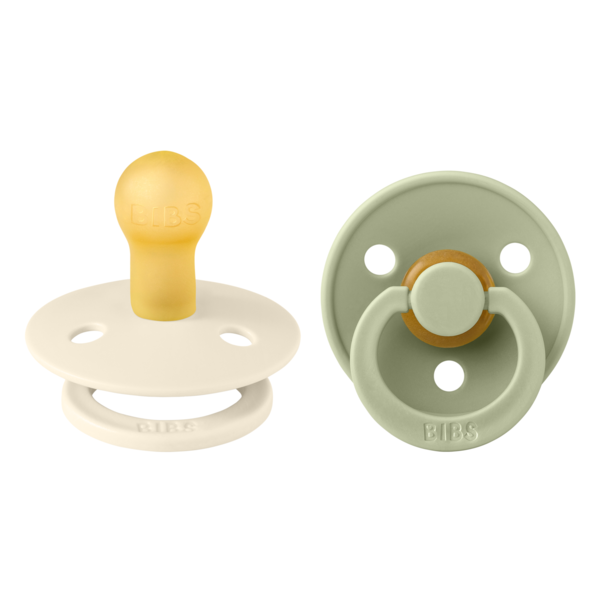 Set 2 Suzete BIBS Colour Latex, Tetină Rotundă, 0 luni - Sage [ps:a7cd3829-1b5a-4f8a-9930-09b9dcf9f023]