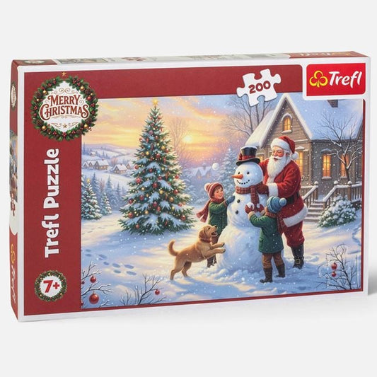 Puzzle Jumbo Moș Crăciun - 200 Piese | Jucării Copii - Default Title [ps:4db99f08-1979-4e71-adfe-f971c82263af]