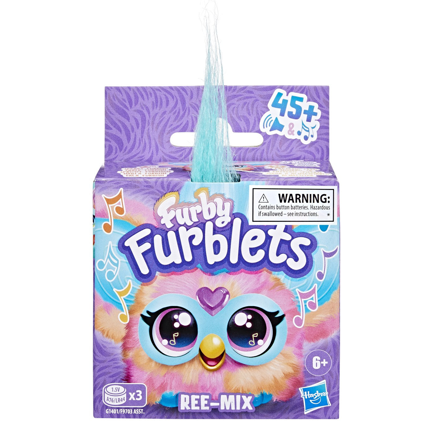 FURBY FURBLETS JUCARIE INTERACTIVA HIP-BOP Hasbro - REE-MIX [ps:bab3ede5-4016-4bd8-9adb-86cf4f7bca6d]