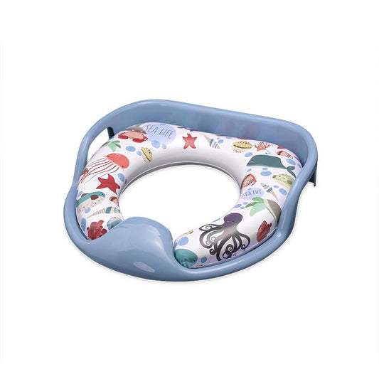 Reductor Toaletă Moale Lorelli, Universal, Animals Grey - Ocean blue [ps:0a862947-b36c-4d90-aa46-fff7e31f4e8c]