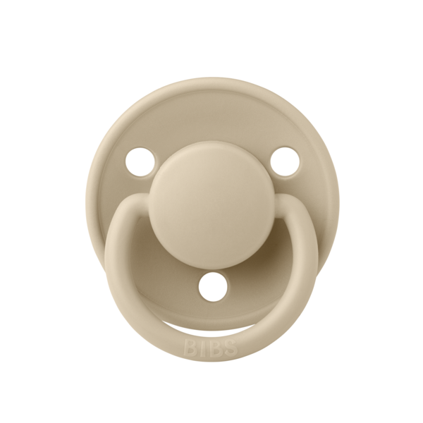 Suzeță BIBS De Lux Latex, Tetină Rotundă, 6 luni - Vanilla - Default Title [ps:6a041821-8728-4337-8520-d92e45f409a8]