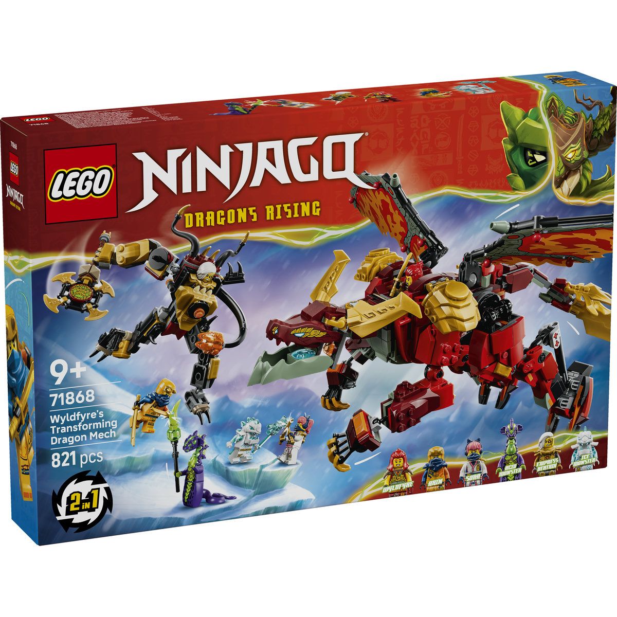 LEGO NINJAGO Robotul Dragon Transformator Wyldfyre 71868 - Default Title [ps:bb502463-cc39-44bf-961f-a3ccb152608c]