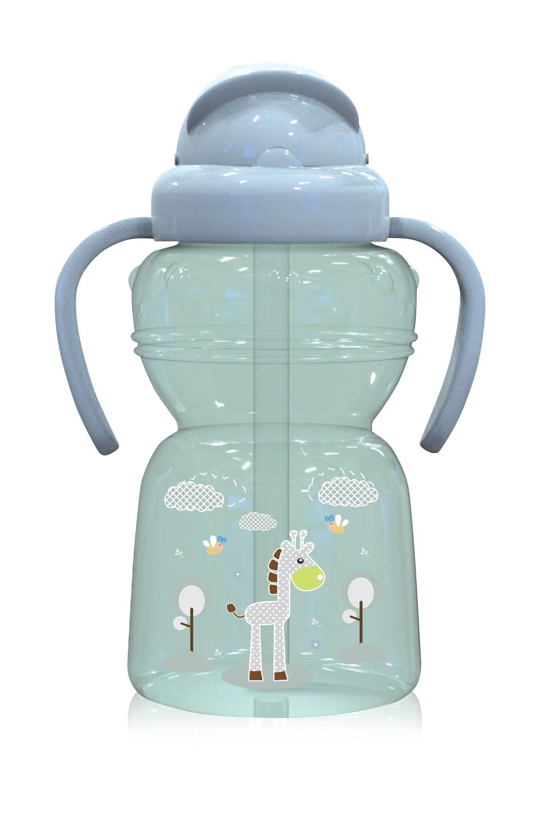 Biberon Sport Lorelli cu Pai și Mânere, 325ml, Albastru - Verde [ps:d1062563-b71c-4aa3-ab7b-643449cc6c19]