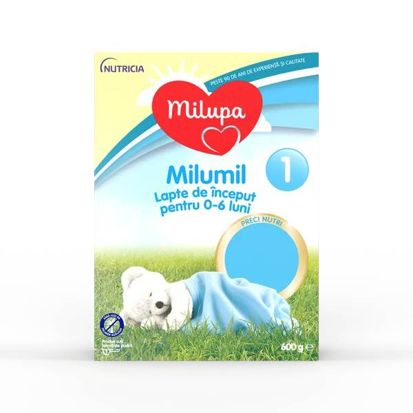 MILUPA Milumil 1, formula speciala lapte praf, de inceput de la nastere, 600 g [ps:78a10b11-9095-4c99-91d5-7335cdcdf87a]