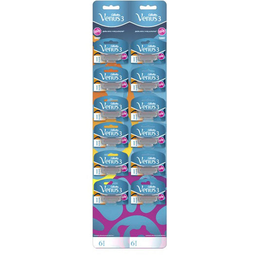GILLETTE Venus 3 Colors 12 buc, aparat de ras, pentru femei, 1 buc [ps:54bfd3a4-eefa-4e56-8ba3-303ee153c611]