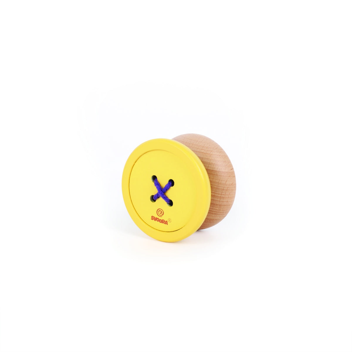 Yo-yo din lemn design Nasture, Svoora Galben - Turcoaz - Galben [ps:ae294ae5-9198-4d1e-8c15-caa3350f9fca]