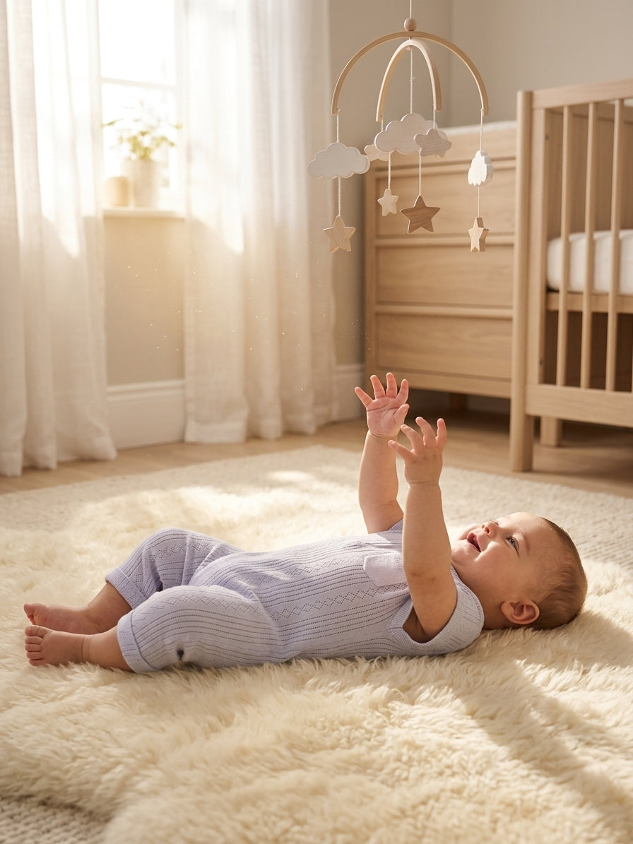 Salopetă tricot perforat Mammy & Daddy bebeluși 0-3 Luni - 6-9 Luni [ps:470b633a-f65d-4817-bf53-13b8a2d20e7e]