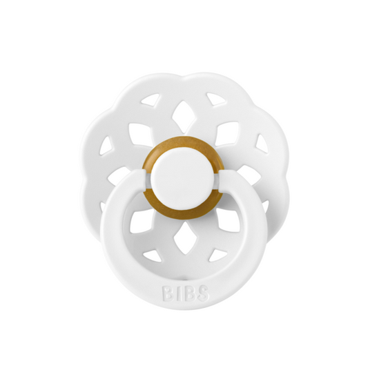 Suzeță BIBS Boheme Latex, Tetină Rotundă, 0 luni, White - Alb [ps:8c706e8b-fa69-4b76-8d87-12a9f27ac819]