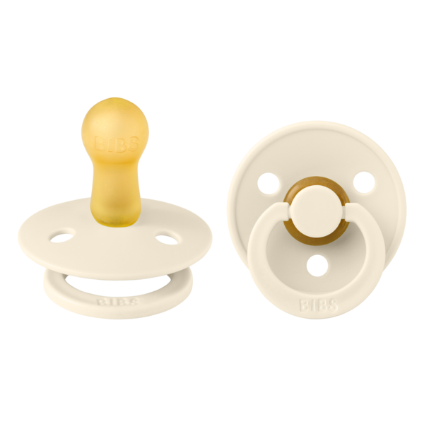Set 2 Suzete BIBS Colour Latex, Tetina Simetrică, 0 luni - Ivory [ps:c2ddf671-fbfa-4fe1-94da-2f1d617debb0]